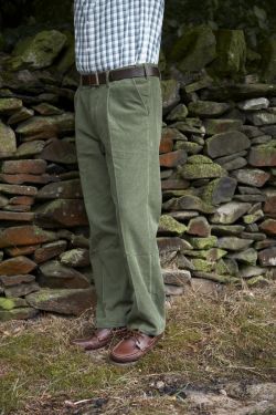 Mens Comfort Stretch Cord Trousers